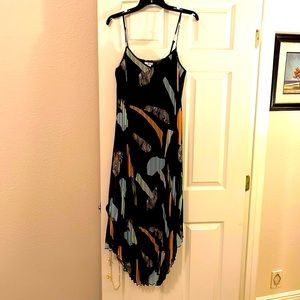 Bar III Pleated Dress, lined lined